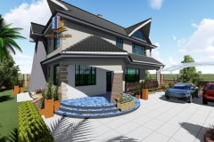 4 bedroom maisonette plans in kenya