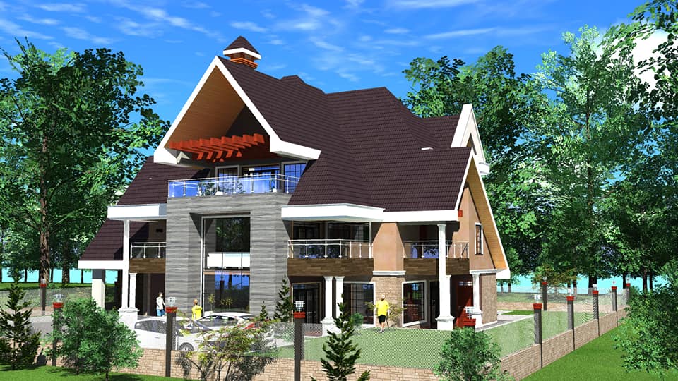 Five Bedroom House Plans in Kenya