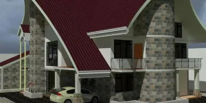 8 bedrooms maisonette house designs in Kenya