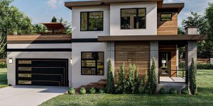 3 bedrooms maisonette house designs in Kenya