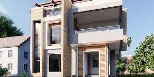 3 bedroom flat roof house designs in Kenya