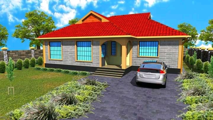 bungalow 2 bedroom house plans in Kenya