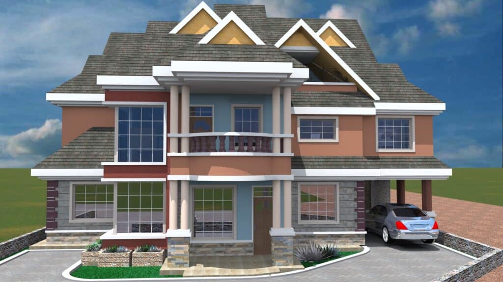 4 Bedroom Maisonette Designs in Kenya
